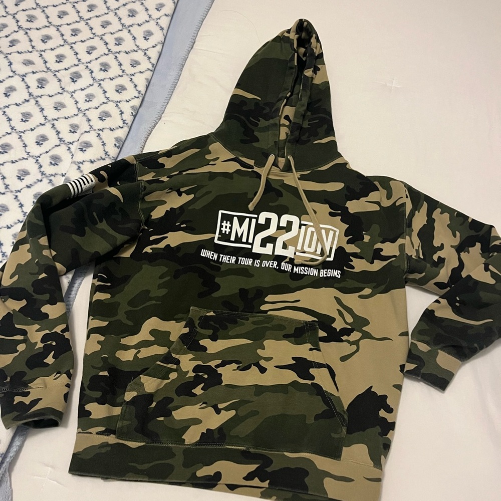 Camouflage Graphic Hoodie